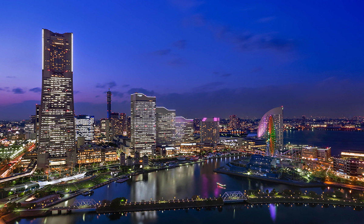 йокогама япония город фото
