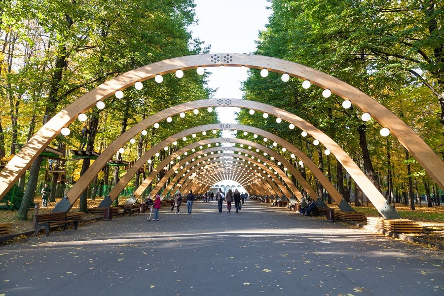 парк сокольники москва фото