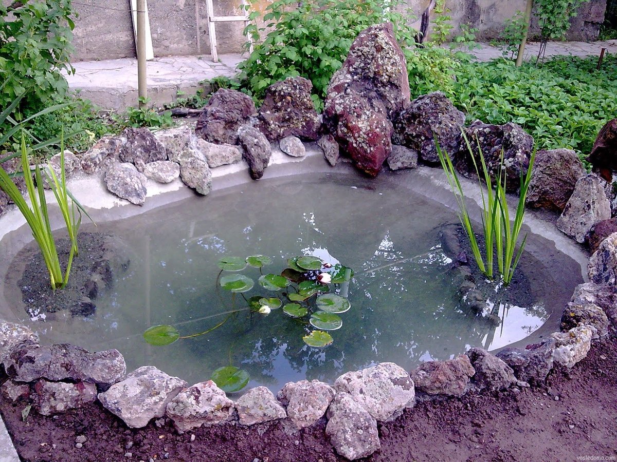 искусственный водоем на даче фото