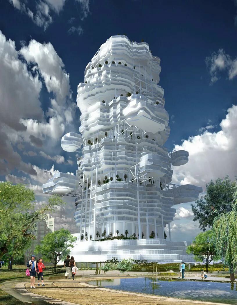 архитектурные облака фото