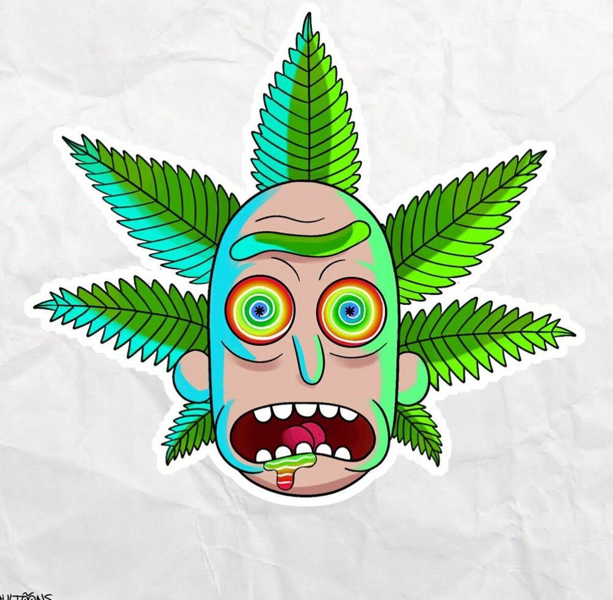 Арт картинки марихуана.