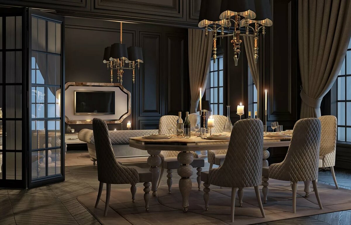 italian dining room furniture фото