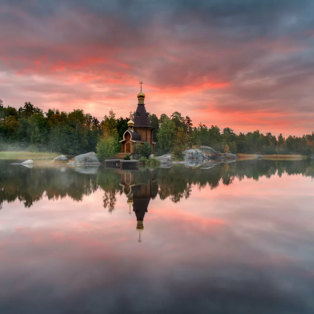 храм андрея первозванного на вуоксе фото