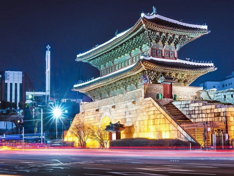 ворота намдэмун в сеуле фото