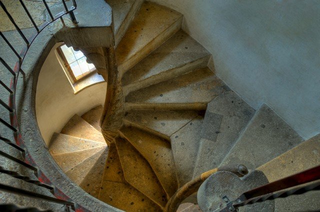 винтовая лестница леонардо да винчи фото