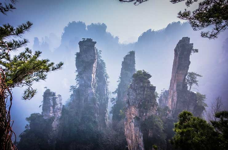 национальный парк чжанцзяцзе китай фото