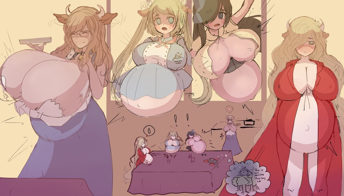 fat butt anime inflation фото