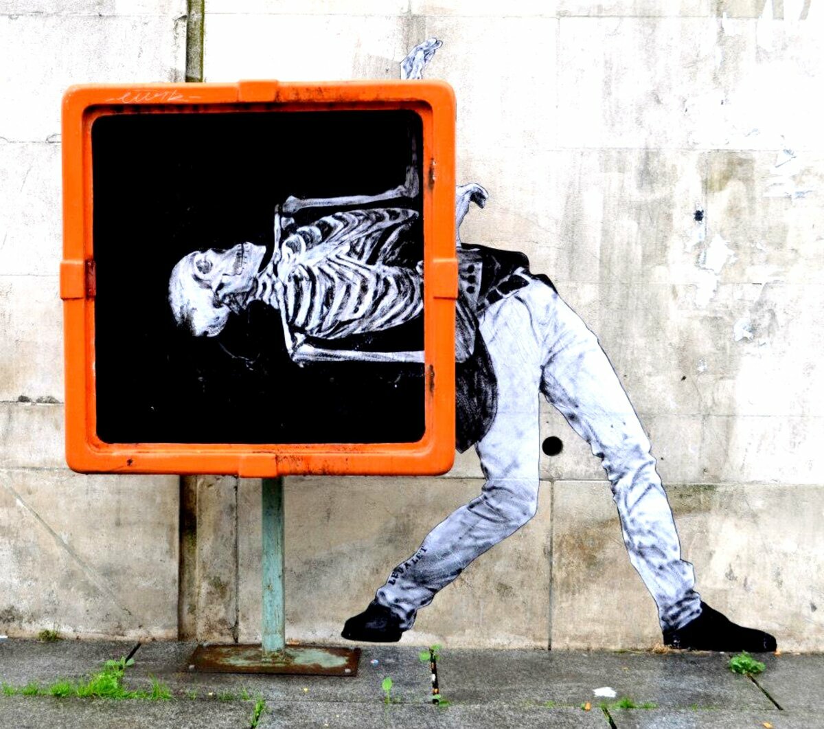 стрит-арт художник levalet фото