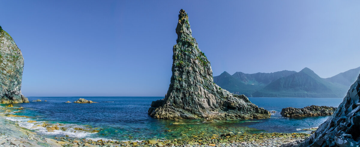 скалы море фото