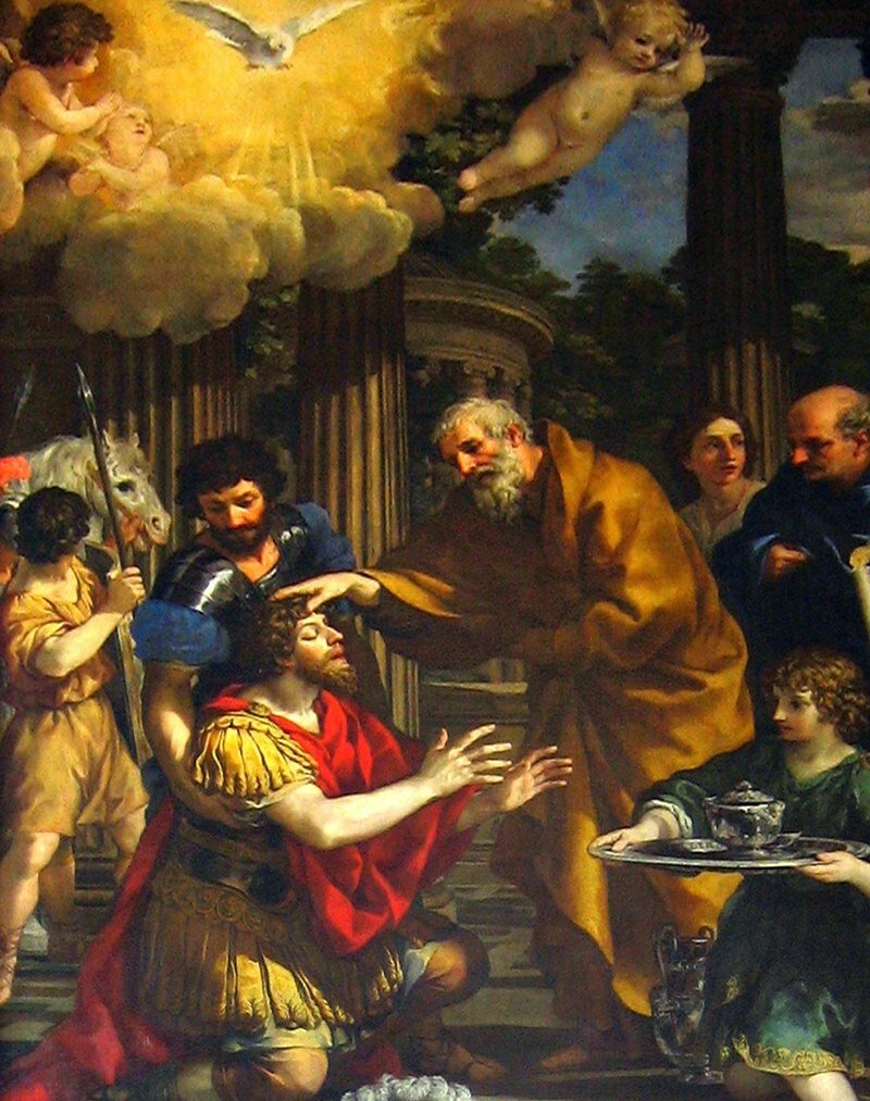 Анания восстанавливает зрение святого Павла