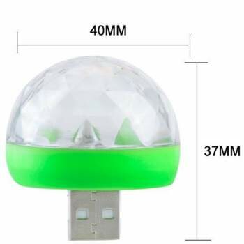 светодиодная диско-лампа usb, nposs фото