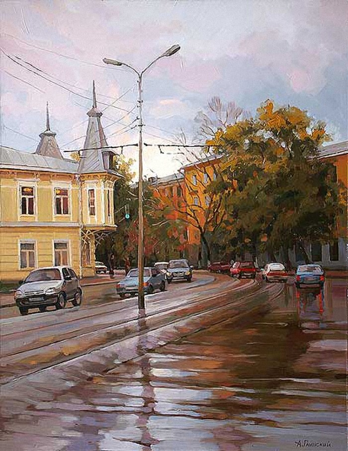 живопись , алексей шалаев , пейзаж, москва фото