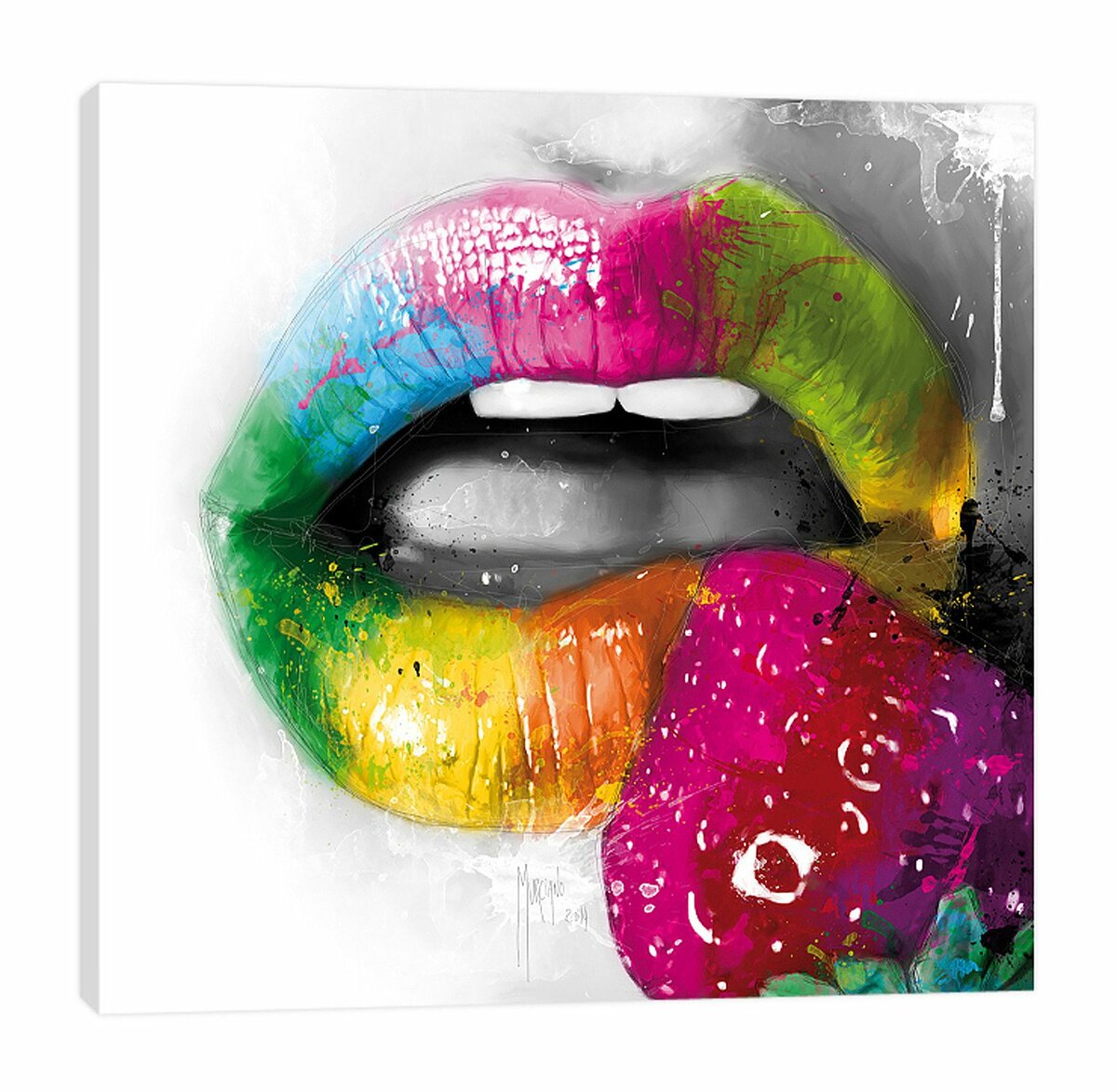 patrice murciano картины губы фото