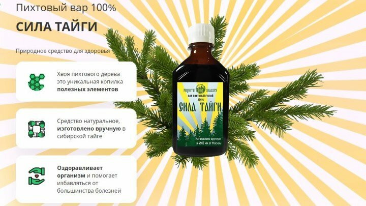 пихтовый вар сила тайги фото
