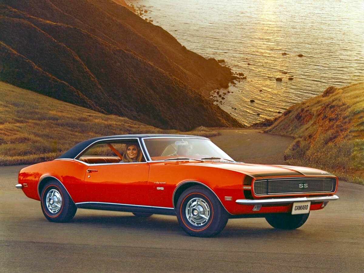 chevrolet camaro 1968 art фото
