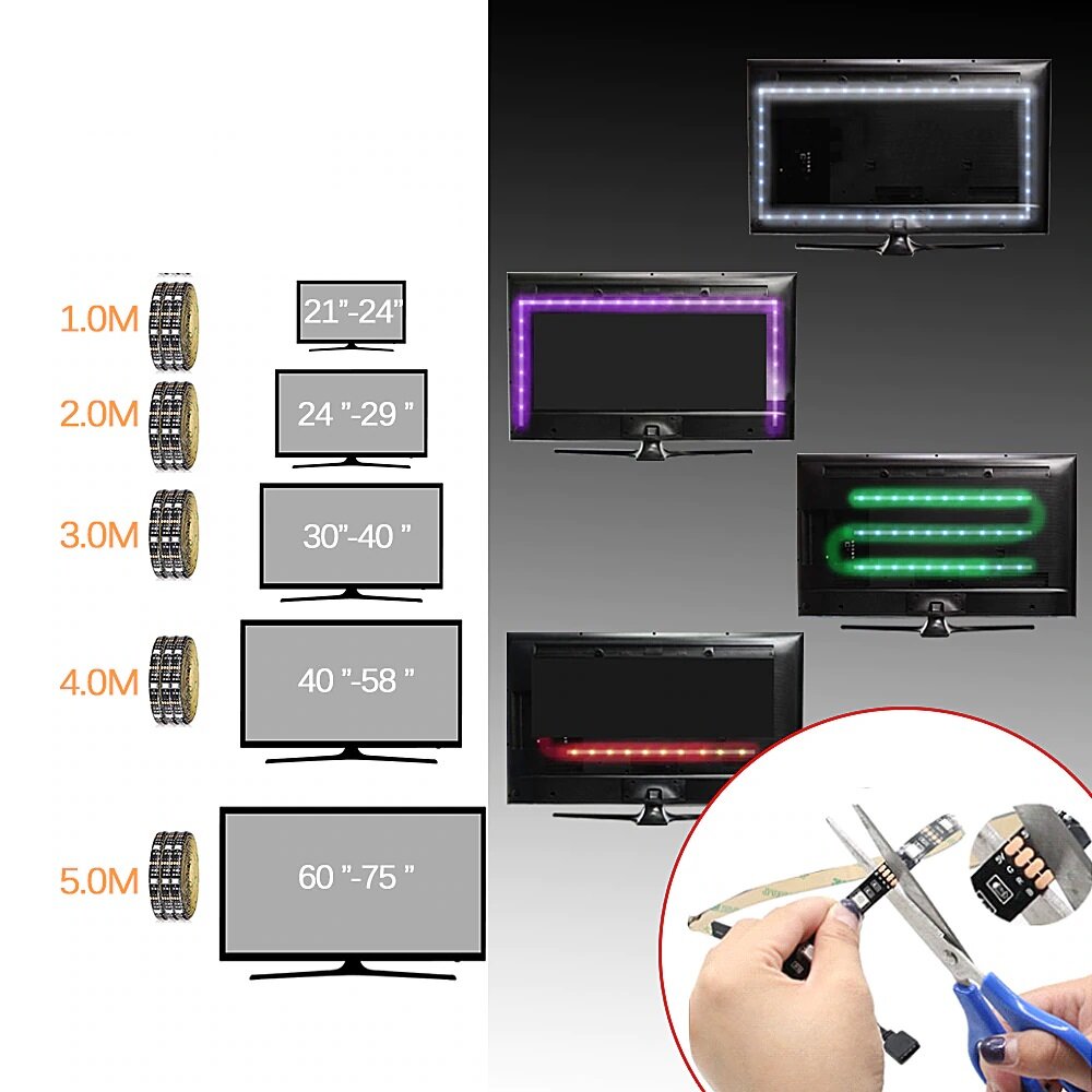 rgb светодиодная лента фото