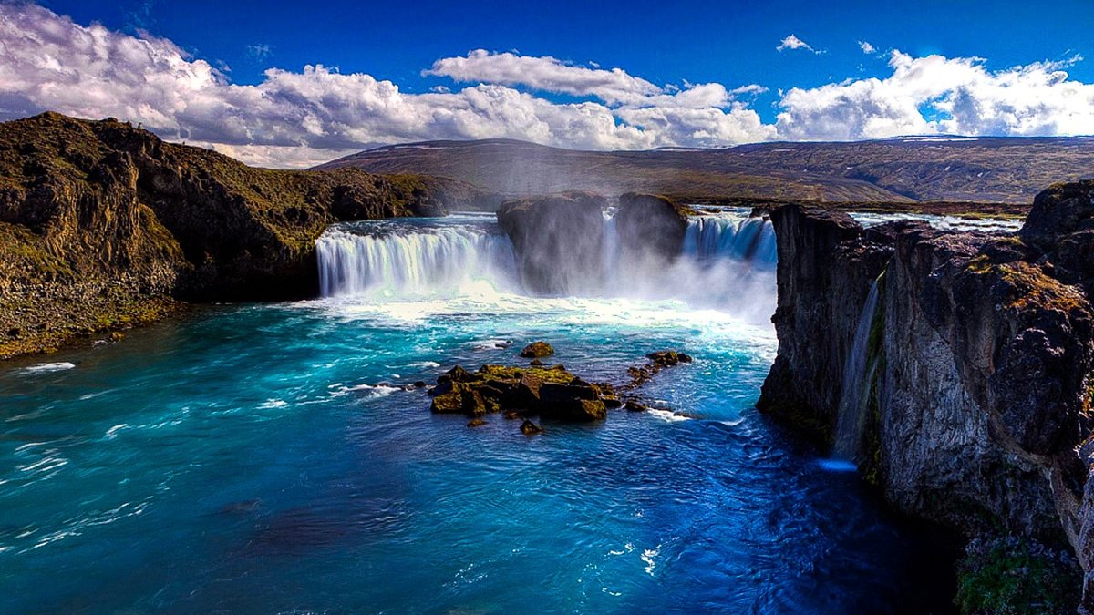 водопад годафосс фото