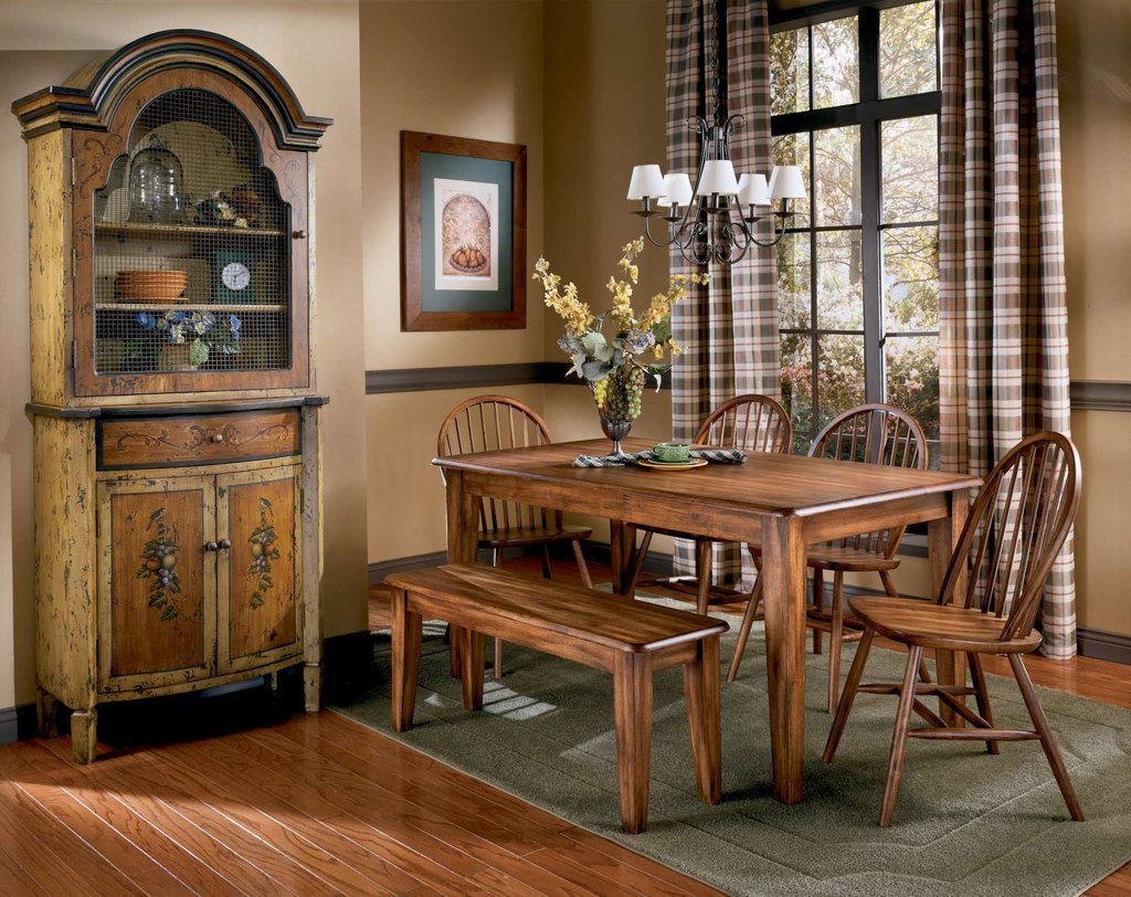 french country style dining room фото