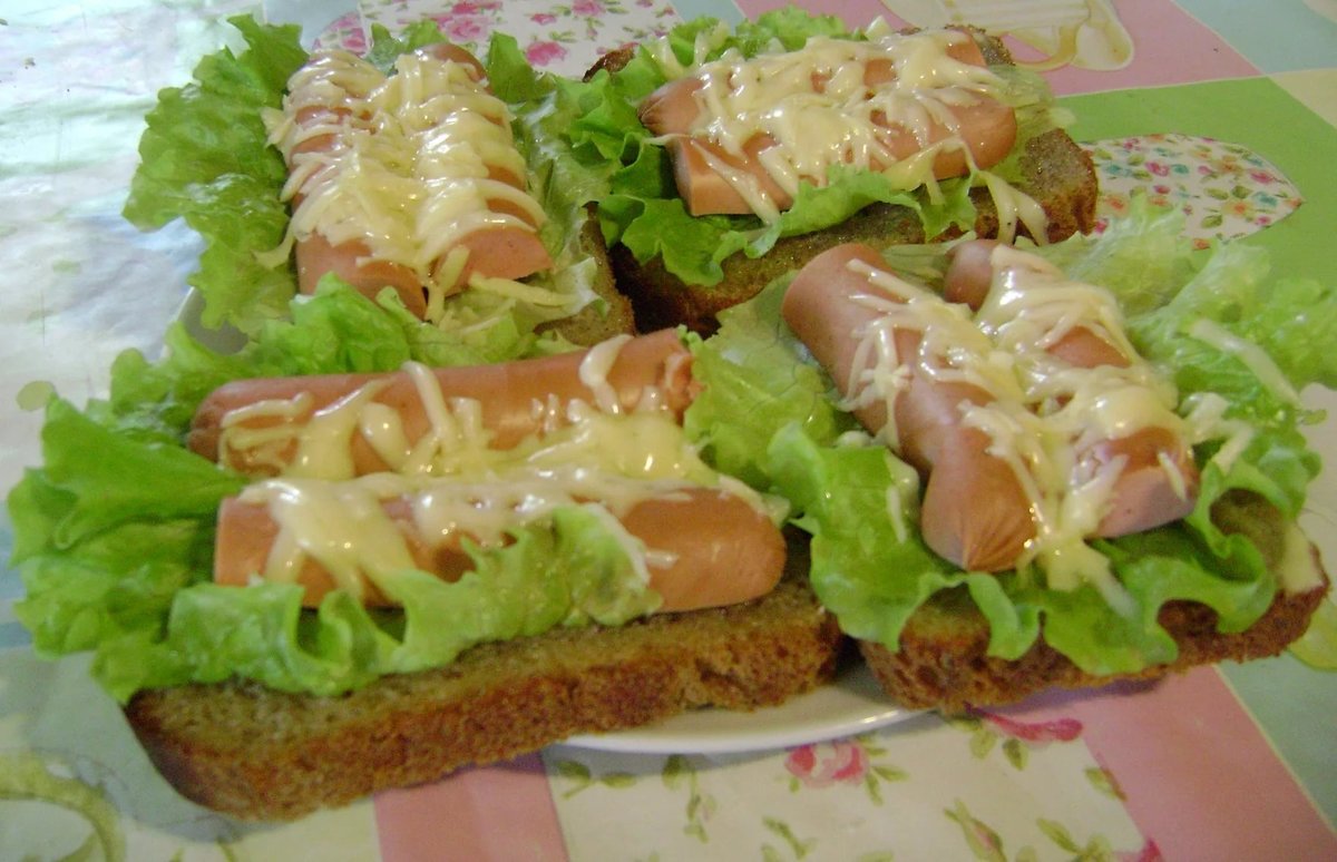 бутерброды с грудинкой фото