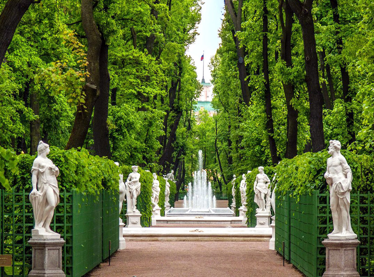 летний сад в санкт петербурге фото