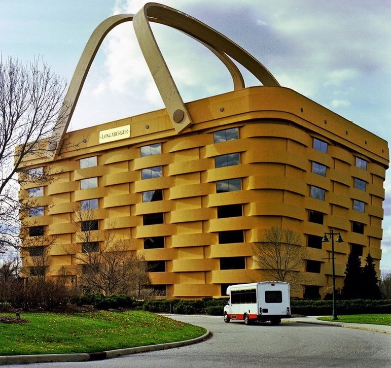 • здание-корзина the longaberger basket company building фото