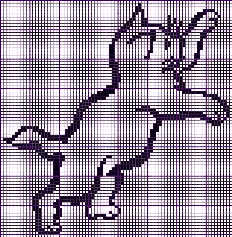 Монохромные коты вышивка