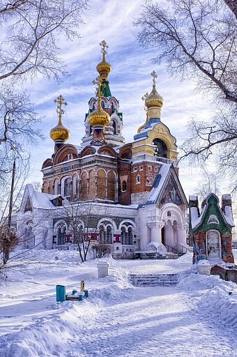зимний храм картинки фото