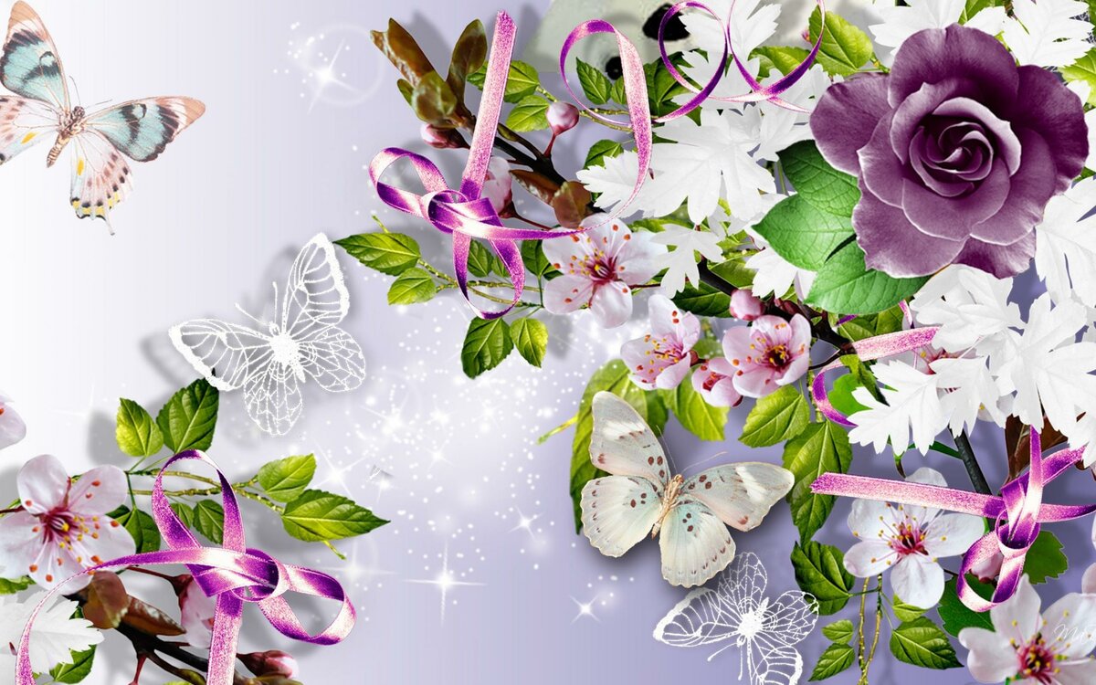 Фотошоп открытки 3д