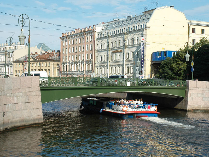 зелёный мост санкт петербург фото