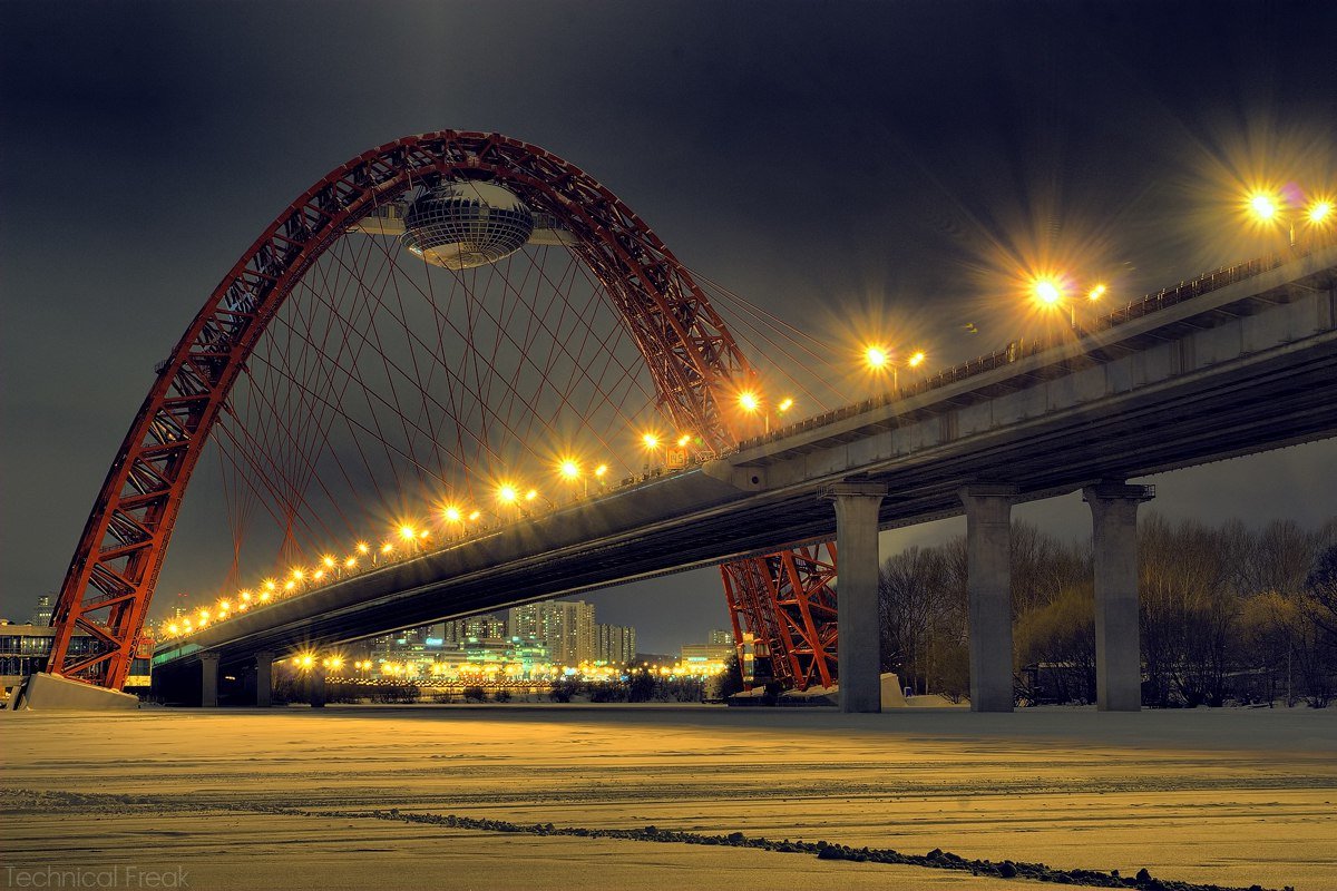 мост серебряный бор москва фото
