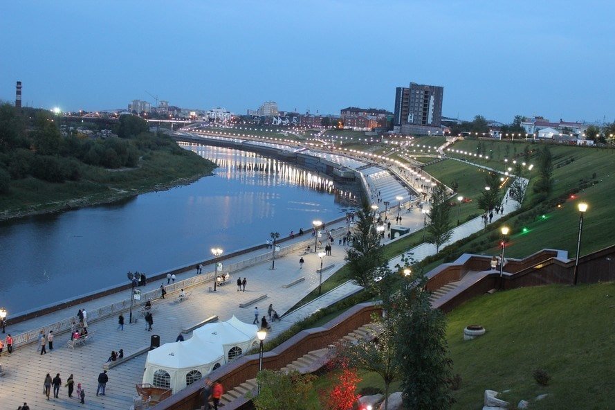 набережная тюмень фото