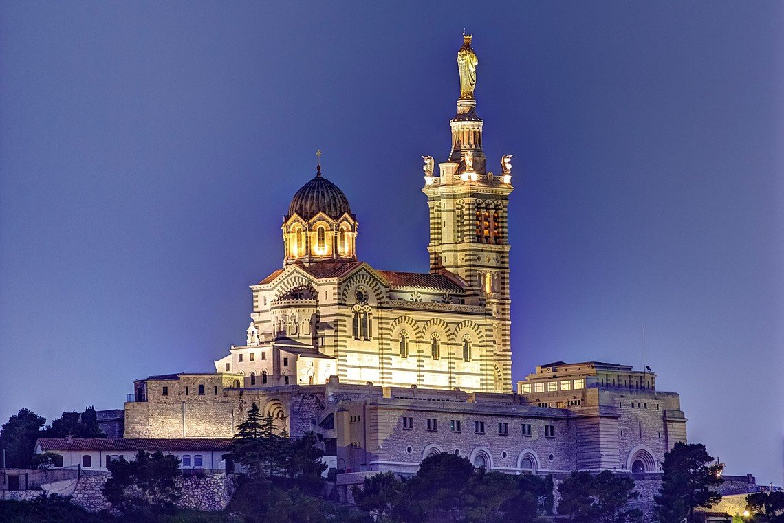 нотр дам де ла гард марсель фото