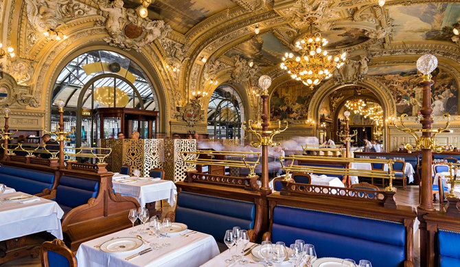 ресторан le train bleu paris фото