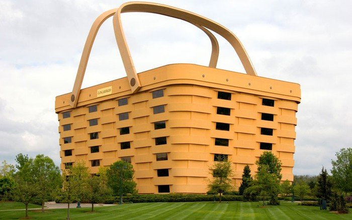 здание-корзина (the basket building), огайо, сша фото