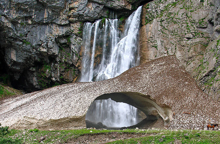 гегский водопад абхазия фото