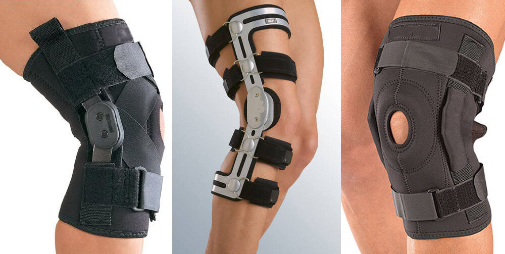 коленный ортез фото