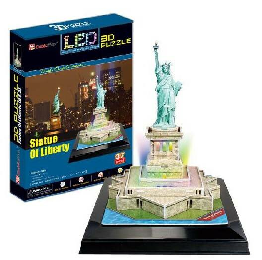 3d puzzle cubicfun статуя свободы фото