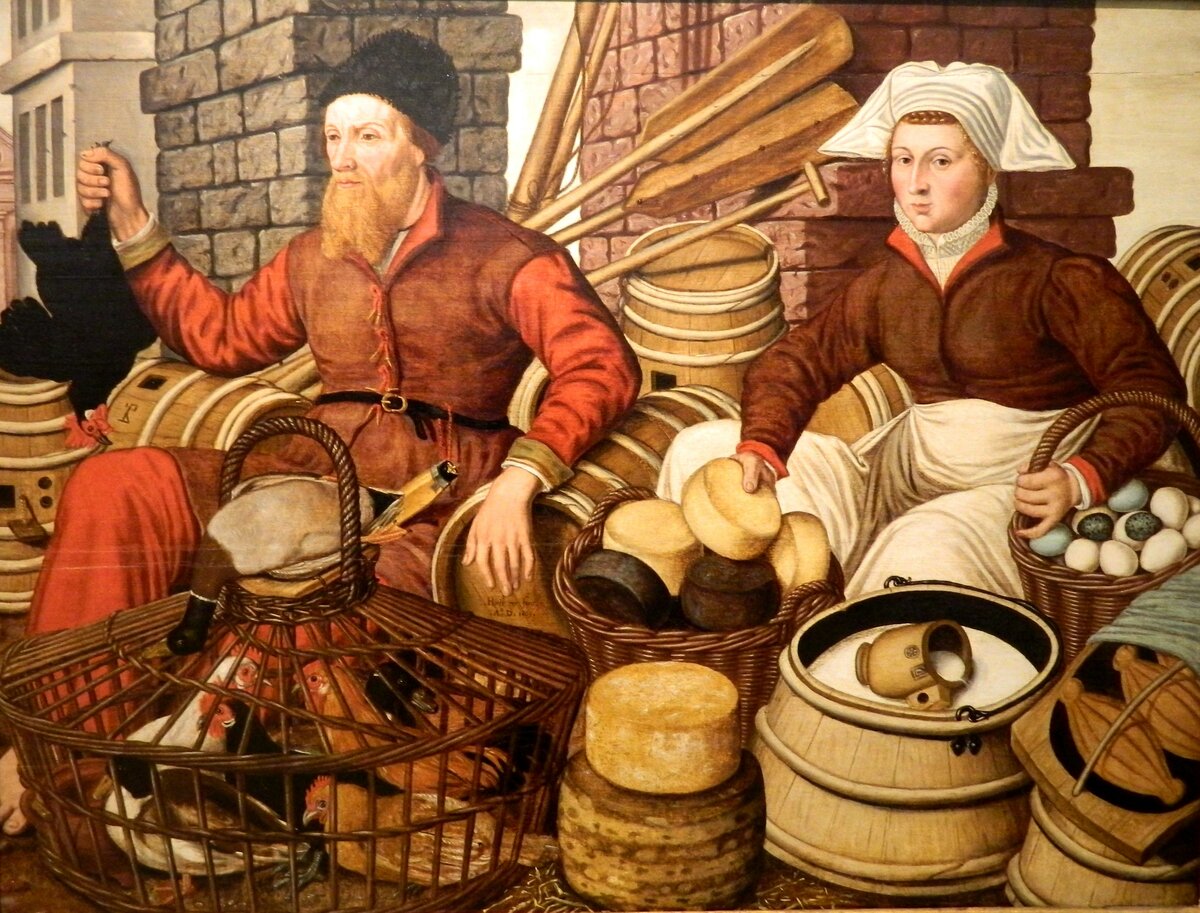 средневековый торговец фото