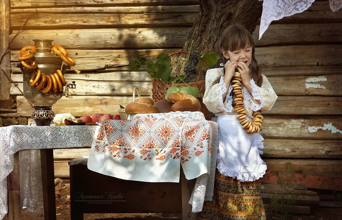 фотосессия в русском народном стиле для детей фото