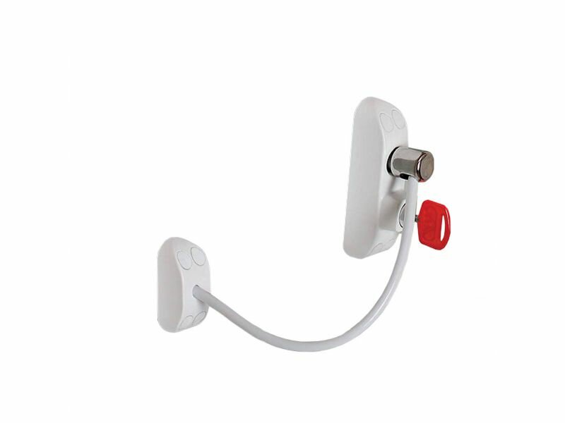 оконный замок baby safe lock белый фото