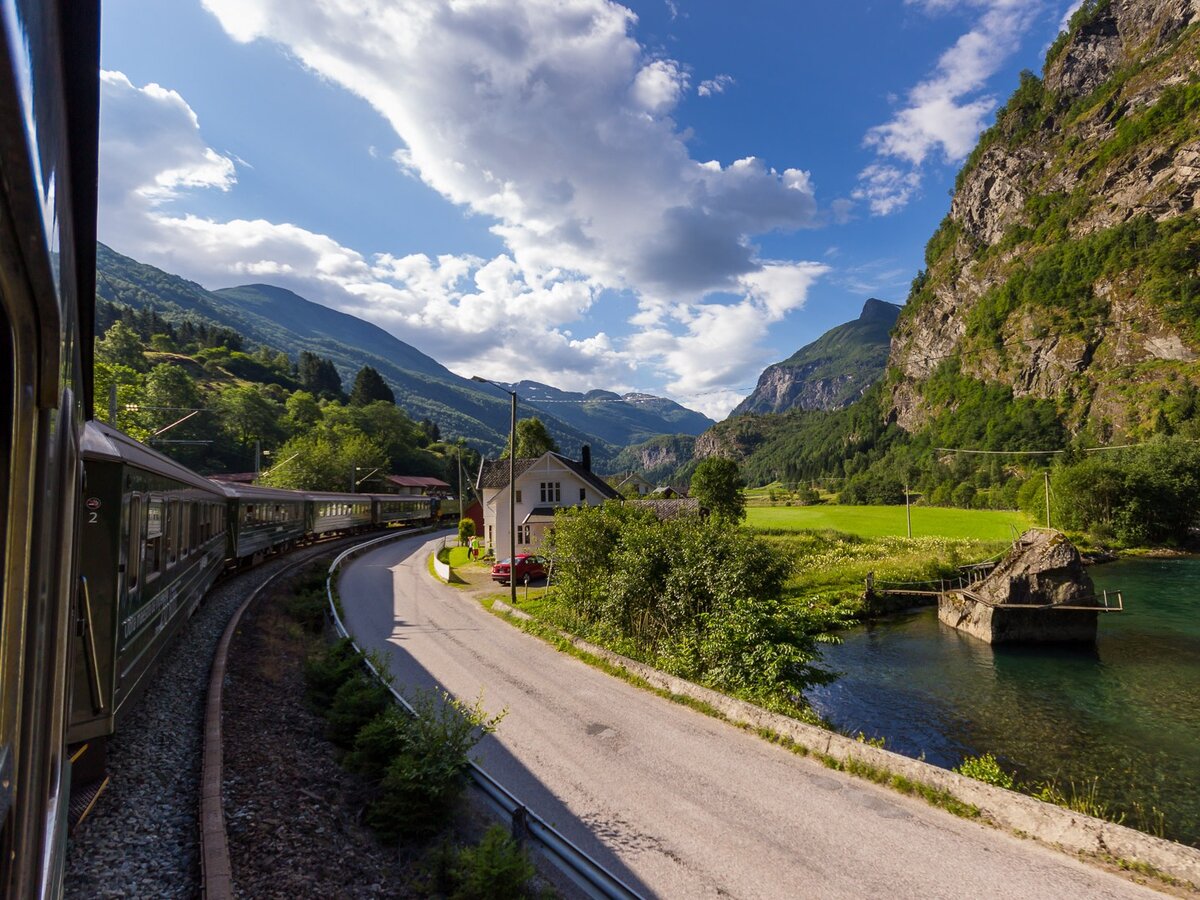 фломская железная дорога норвегия фото