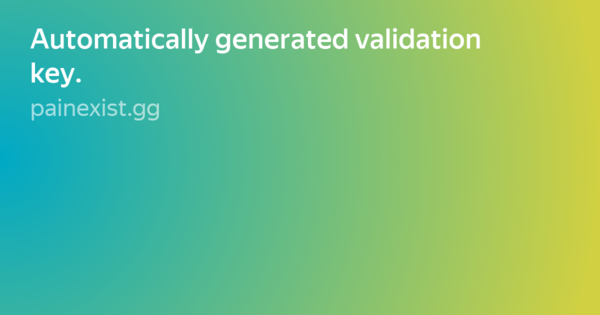 Automatically Generated Validation Key Card Of The User