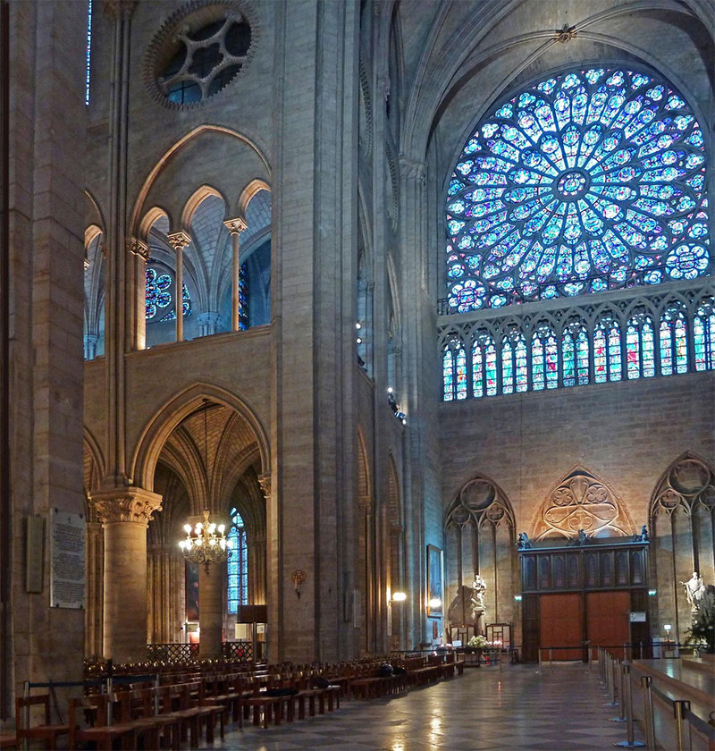 notre dame de paris внутри фото