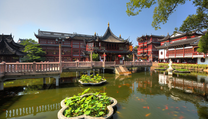 сад юйюань yu garden шанхай фото