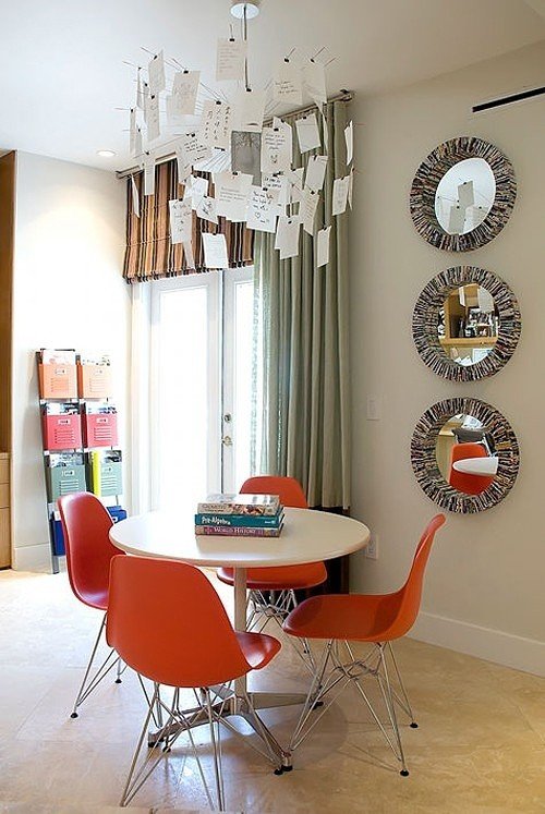 стул eames style dsw в интерьере фото