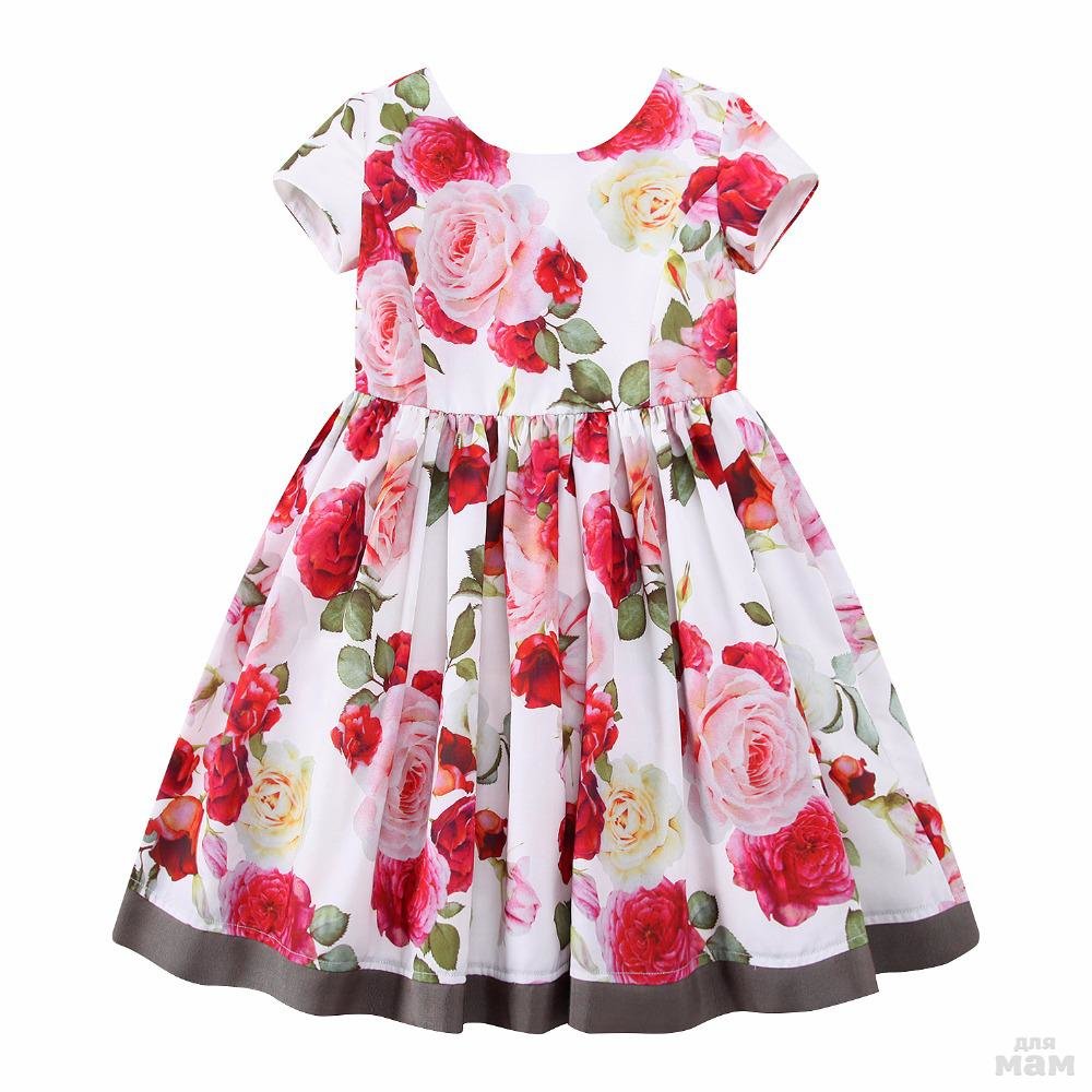 цветочное платье для девочки
