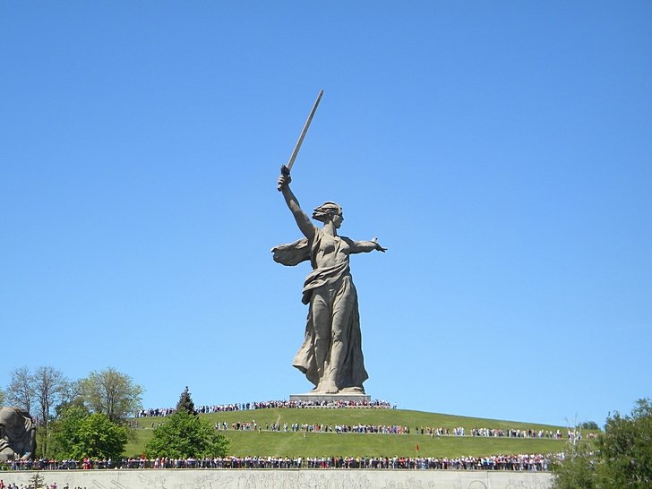 родина мать волгоград фото