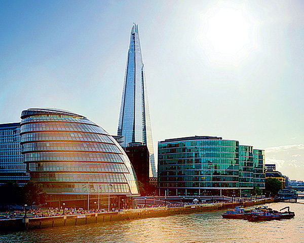 the shard, лондон, великобритания фото