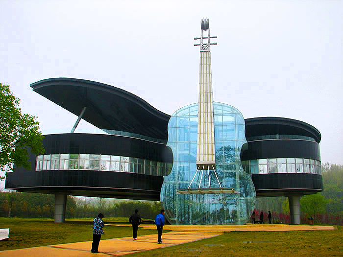 выставочный центр piano house, хуайнань, китай фото
