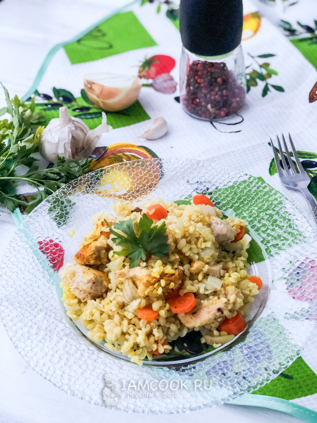 булгур с курицей фото